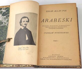 POE - ARABESKI t.1-2 [komplet w 1 wol.] oprawa skóra - 6