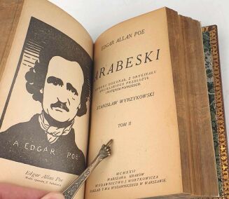 POE - ARABESKI t.1-2 [komplet w 1 wol.] oprawa skóra - 7