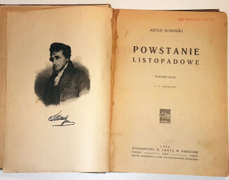 ŚLIWIŃSKI- POWSTANIE LISTOPADOWE oprawa ZJAWIŃSKI - 2