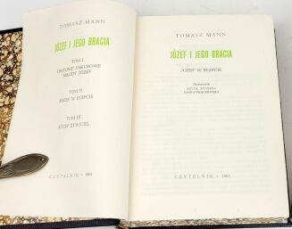 MANN- JÓZEF I JEGO BRACIA 1-3 [komplet] wyd.1, skóra - 4