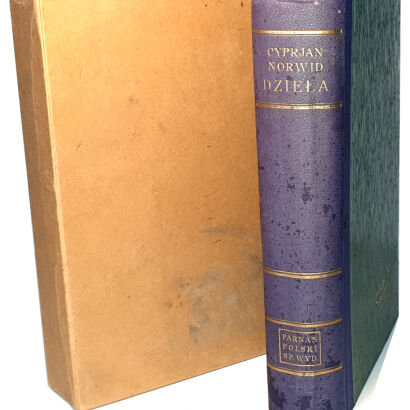 NORWID - DZIEŁA wyd. PINI 1934r. etui