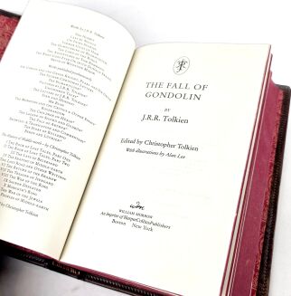J.R.R. Tolkien - The Fall Of Gondolin Exclusive Leather Binding, limited edition - 5