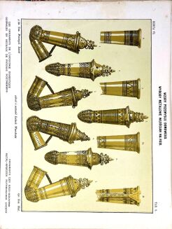 WZORY PRZEMYSŁU DOMOWEGO : WYROBY METALOWE WŁOSCIAN NA RUSI (HUCUŁY) wyd. 1882 - 3