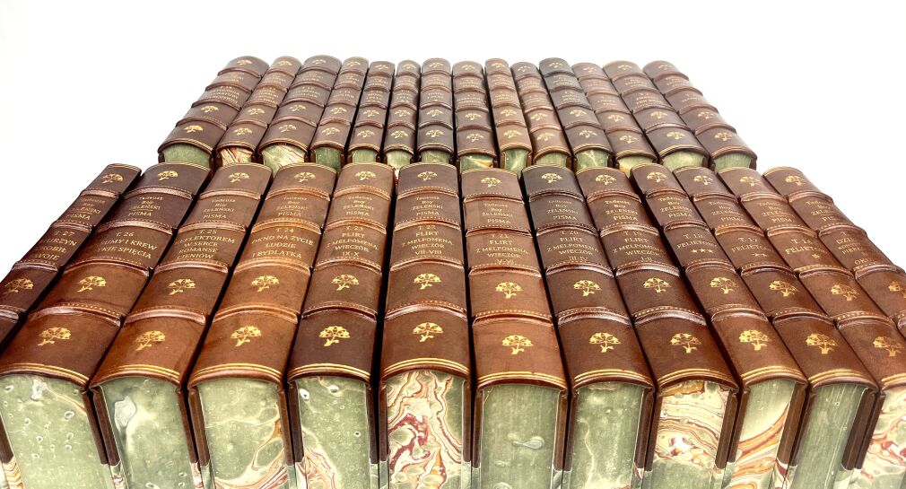 BOY - ŻELEŃSKI - PISMA  t.1-27 [komplet w 27 wol., kolekcja w półskórzanej oprawie]