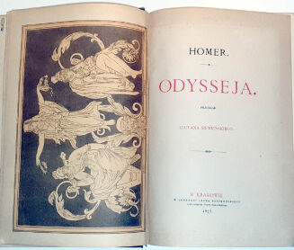 HOMER- ODYSSEJA wyd. ilustrowane Kraków 1873 - 5