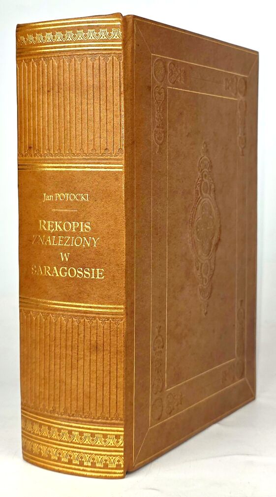 POTOCKI - RĘKOPIS ZNALEZIONY W SARAGOSSIE t.1-3 [komplet w 1 wol.] wyd. 1950r. ilustrował Antoni Uniechowski
