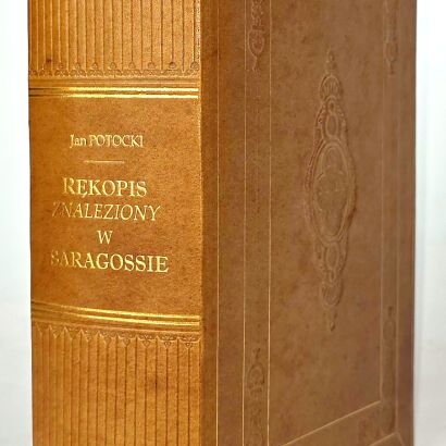 POTOCKI - RĘKOPIS ZNALEZIONY W SARAGOSSIE t.1-3 [komplet w 1 wol.] wyd. 1950r. ilustrował Antoni Uniechowski