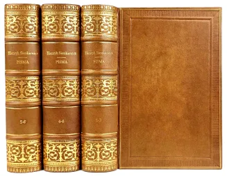 SIENKIEWICZ - OGNIEM I MIECZEM t. 1-9 [komplet w 3 wol.]. Pierwsze wydanie ilustrowane! - 3