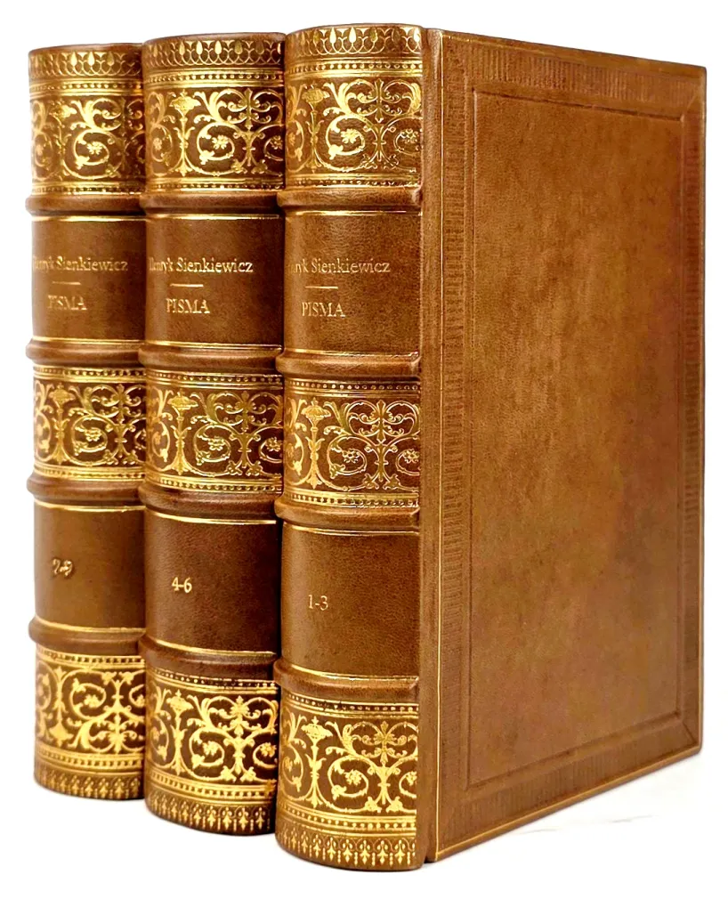SIENKIEWICZ - OGNIEM I MIECZEM t. 1-9 [komplet w 3 wol.]. Pierwsze wydanie ilustrowane!