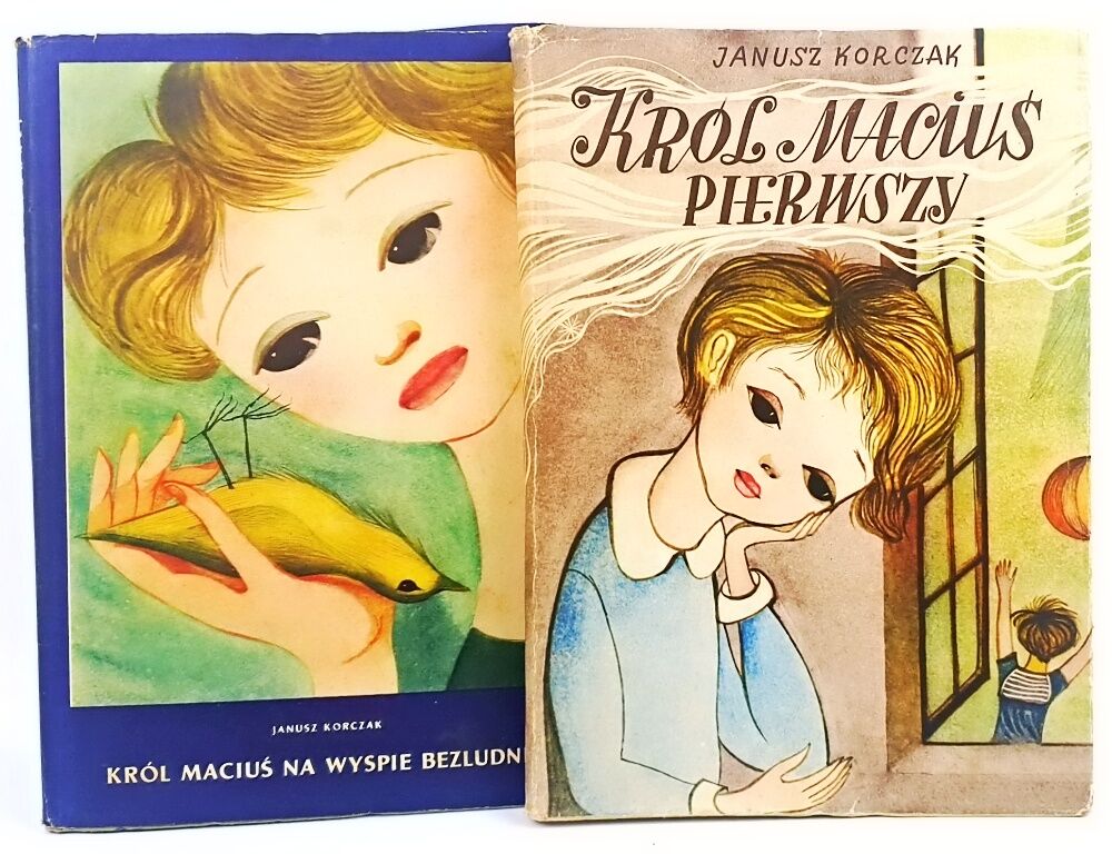 KORCZAK- KRÓL MACIUŚ PIERWSZY, KRÓL MACIUŚ NA WYSPIE BEZLUDNEJ wyd.1957r.