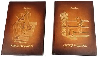 MILNE- KUBUS PUCHATEK oraz CHATKA PUCHATKA /  WINNIE THE POOH and THE HOUSE AT POOH CORNER, published in 1955, illustrations - 5