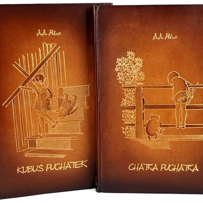 MILNE- KUBUŚ PUCHATEK oraz CHATKA PUCHATKA wyd. 1955r. ilustracje