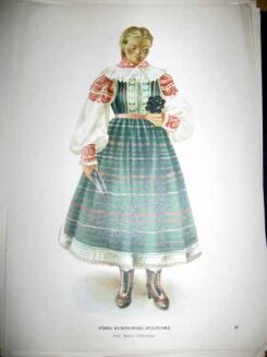 MANUGIEWICZ- POLSKIE STROJE LUDOWE 31 barwnych plansz - 6