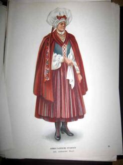 MANUGIEWICZ- POLSKIE STROJE LUDOWE 31 barwnych plansz - 8