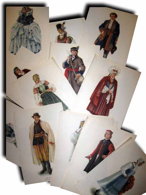 MANUGIEWICZ- POLSKIE STROJE LUDOWE 31 barwnych plansz