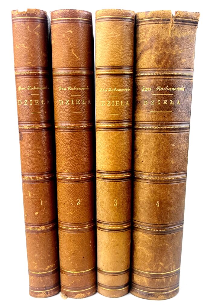KOCHANOWSKI - DZIEŁA WSZYSTKIE t. I-IV [komplet w 4wol.]. Wydanie pomnikowe