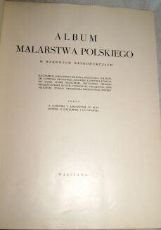 ALBUM MALARSTWA POLSKIEGO w barwnych reprodukcjach - 2