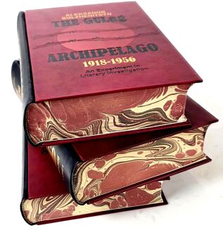 Solzenhitsyn Aleksandr - The Gulag Archipelago : 1974-1978. US 1st ed. premium leather binding - 4