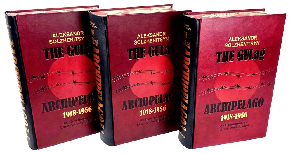 Solzenhitsyn Aleksandr - The Gulag Archipelago : 1974-1978. US 1st ed. premium leather binding