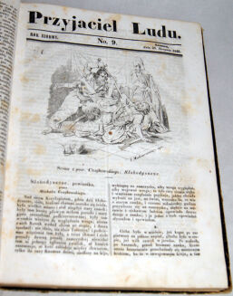 PRZYJACIEL LUDU czyli Tygodnik potrzebnych i pożytecznych wiadomości Rocznik VII 1841r. litografie - 11