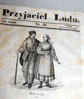 PRZYJACIEL LUDU czyli Tygodnik potrzebnych i pożytecznych wiadomości Rocznik VII 1841r. litografie - 4