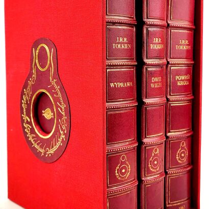 TOLKIEN - WŁADCA PIERŚCIENI  wyd.1 z 1961-3r. luksusowa skóra