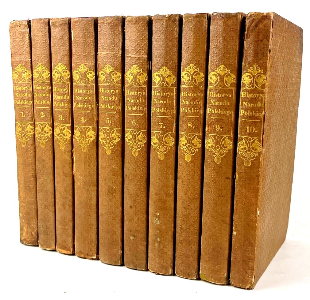 NARUSZEWICZ- HISTORYA NARODU POLSKIEGO t. 1-10 [komplet] wyd. 1836-7