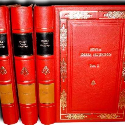 SZUJSKI- DZIEŁA wyd. 1885r. TOM I-III. PEŁNA SKÓRA