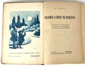WELLS - PIERWSI LUDZIE NA KSIĘŻYCU wyd. 1921 - 3