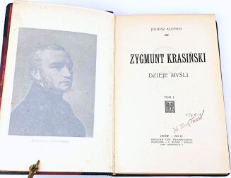 KLEINER- ZYGMUNT KRASIŃSKI Dzieje myśli 2t. 1912 OPRAWA - 3