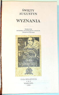 ŚWIĘTY AUGUSTYN - WYZNANIA  skóra - 2