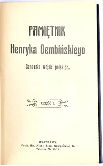 PAMIĘTNIK HENRYKA DEMBIŃSKIEGO cz.1-2 skóra Napoleon - 8