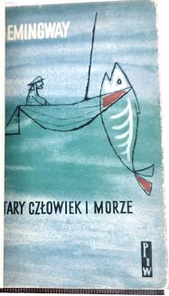 HEMINGWAY - STARY CZŁOWIEK I MORZE wyd.1, 1957, skóra - 4