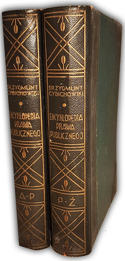CYBICHOWSKI- ENCYKLOPEDJA PRAWA PUBLICZNEGO t.I-II [komplet] OPRAWA WYDAWNICZA 