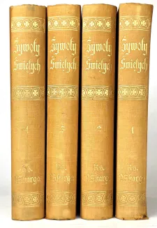 SKARGA - ŻYWOTY ŚWIĘTYCH t.1-4 komplet oprawa - 2