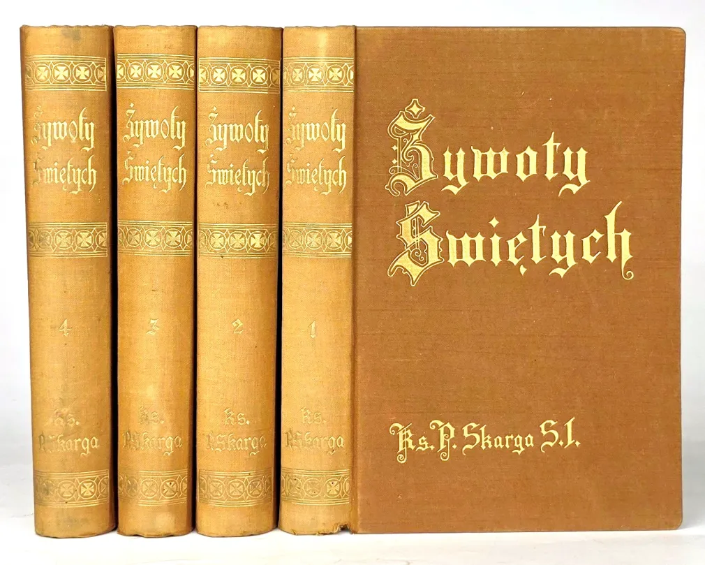 SKARGA - ŻYWOTY ŚWIĘTYCH t.1-4 komplet oprawa