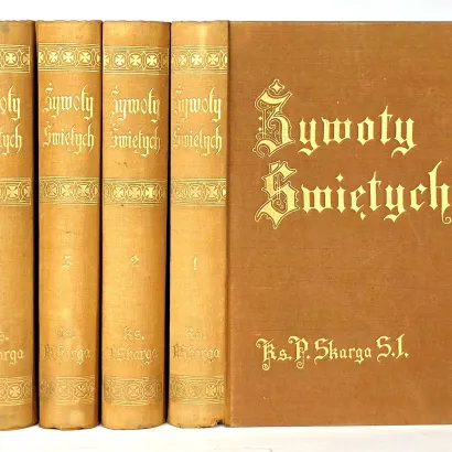 SKARGA - ŻYWOTY ŚWIĘTYCH t.1-4 komplet oprawa