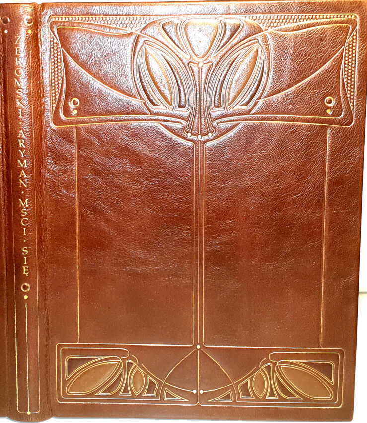 ŻEROMSKI- ARYMAN MŚCI SIĘ, wyd.1, 1904 secesyjna oprawa artystyczna