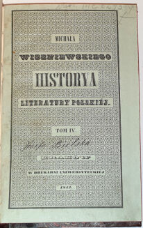 WISZNIEWSKI -  HISTORYA LITERATURY POLSKIEJ t. 1-10 w 9 wol. [komplet] - 7