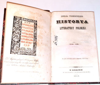 WISZNIEWSKI -  HISTORYA LITERATURY POLSKIEJ t. 1-10 w 9 wol. [komplet] - 13