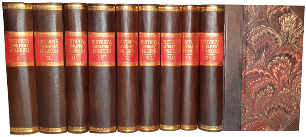 WISZNIEWSKI -  HISTORYA LITERATURY POLSKIEJ t. 1-10 w 9 wol. [komplet]