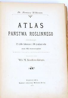 WILKOMM - ATLAS PAŃSTWA ROŚLINNEGO kolorowe tablice, drzeworyty - 4