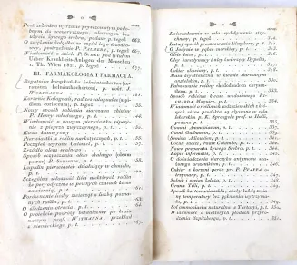 [PIERWSZE POLSKIE CZASOPISMO MEDYCZNE O CHARAKTERZE NAUKOWYM] DZIENNIK MEDYCYNY, CHIRURGII I FARMACYI Wilno 1822, tablice - 8