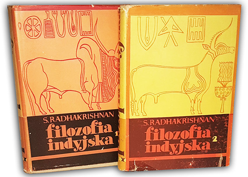 RADHAKRISHNAN - FILOZOFIA INDYJSKA T. 1-2 (komplet) wyd. 1958r. 