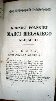 KRONIKA POLSKA MARCINA BIELSKIEGO V wyd. 1830r. PÓŁSKÓREK - 7