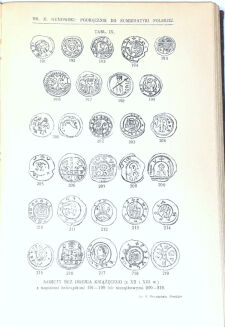 GUMOWSKI - PODRĘCZNIK NUMIZMATYKI POLSKIEJ 1914r. TABLICE - 3
