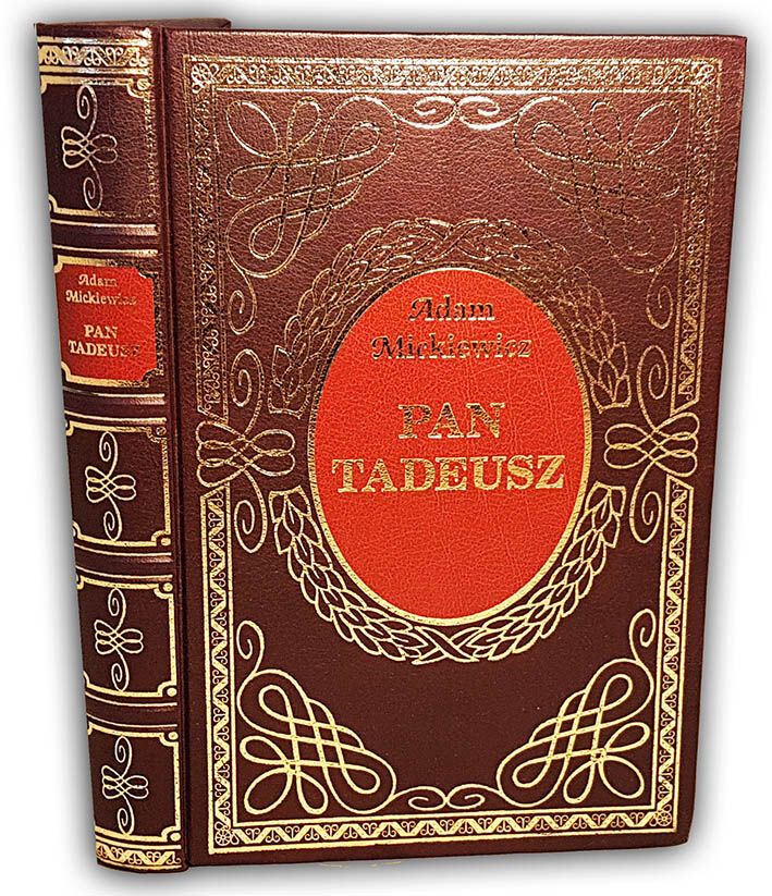 MICKIEWICZ- PAN TADEUSZ złota oprawa