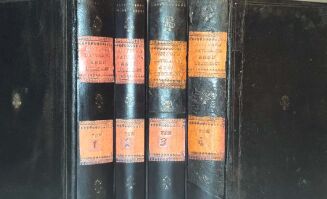 VIREY - HISTORYA NATURALNA RODU LUDZKIEGO t.1-4 (komplet w 4 wol.) ręcznie kolorowane litografie wyd. 1843 - 2