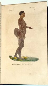 VIREY - HISTORYA NATURALNA RODU LUDZKIEGO t.1-4 (komplet w 4 wol.) ręcznie kolorowane litografie wyd. 1843 - 6