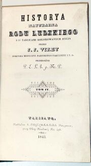 VIREY - HISTORYA NATURALNA RODU LUDZKIEGO t.1-4 (komplet w 4 wol.) ręcznie kolorowane litografie wyd. 1843 - 11